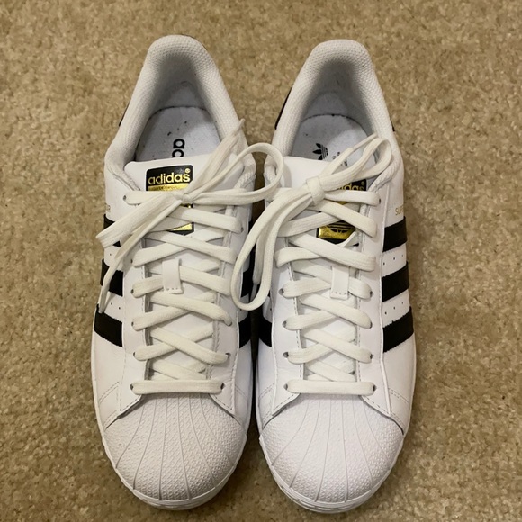 Adidas Superstar Sneakers Size Color White Black